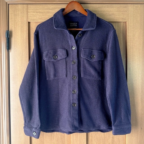 Sanctuary x Anthropologie Terra Knit Shacket Button Jacket Purple Women’s Small - Picture 2 of 12